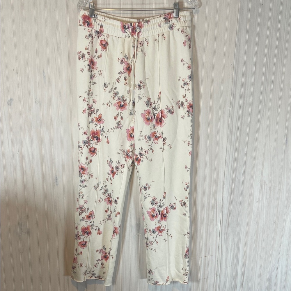 NWT PAIGE SCHERI SWEATPANTS FLORAL LARGE